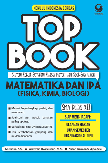 Top Book Matematika & IPA (Fisika, Kimia, Biologi) SMA Kelas XII