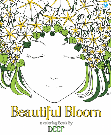 Beautiful Bloom. A Coloring Book