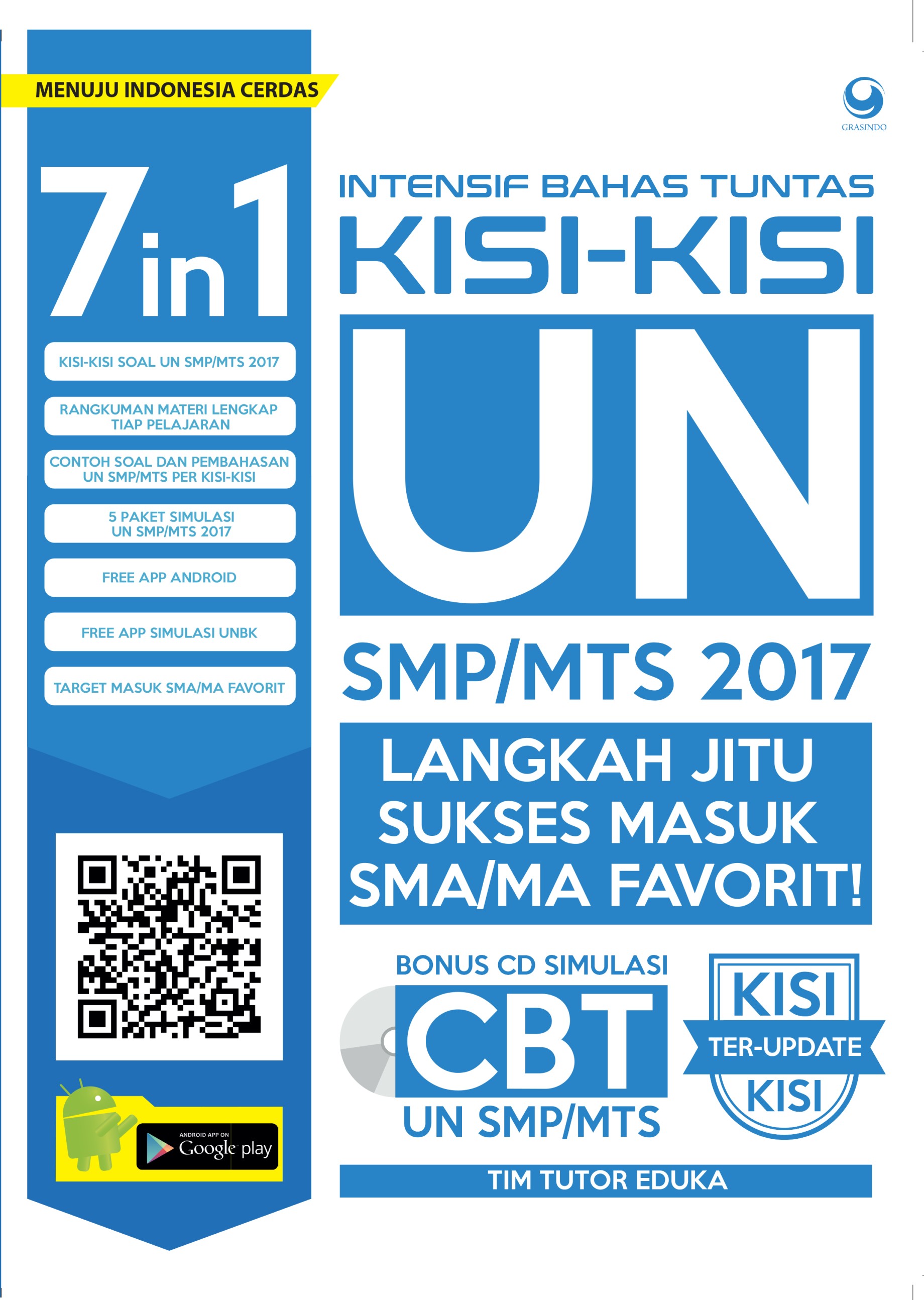 Intensif Bahas Tuntas Kisi-kisi UN SMP/MTs 2017 + CD
