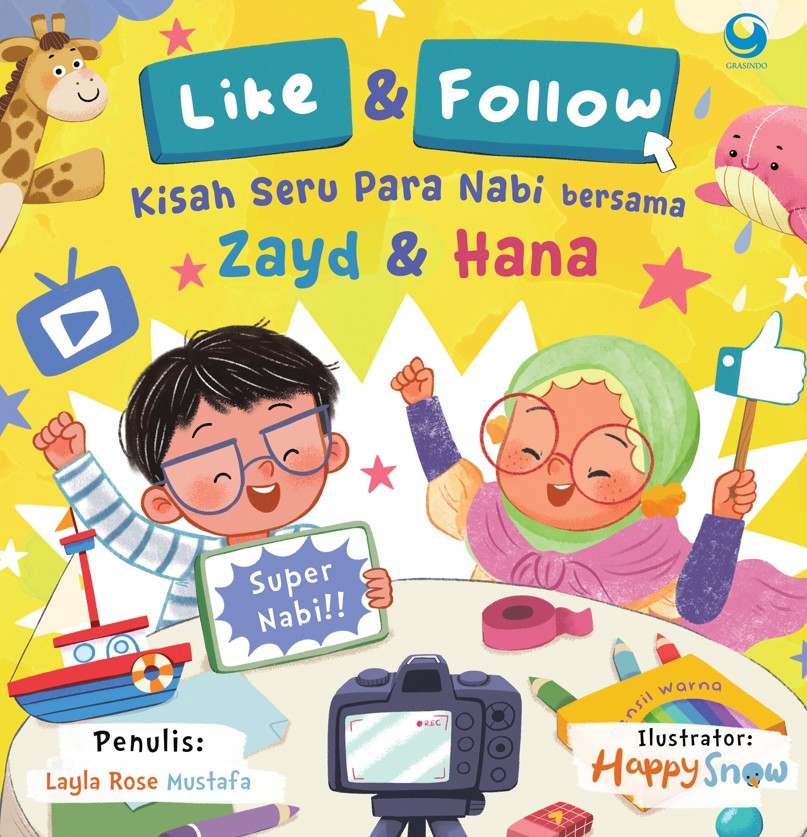 Like & Follow Kisah Seru Para Nabi bersama Zayd & Hana