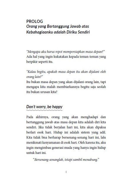 JADI PAHAM TENTANG UANG : Cemasku Hilang, Hidup Lebih Tenang