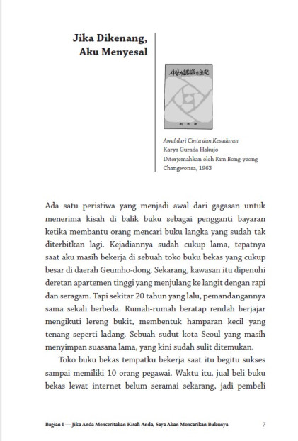 KOLEKTOR KISAH UNIK PARA PELANGGAN TOKO BUKU BEKAS